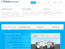 Tablet Screenshot of cadapps.com.au